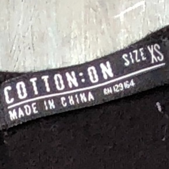 Cotton On Black Top / Tank with Zipper Back - Picture 7 of 10